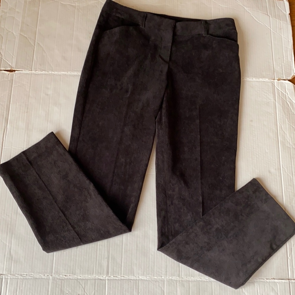 New Directions Women Small Sized  Corduroy Suede Looking Pant 3% Spandex Stretch